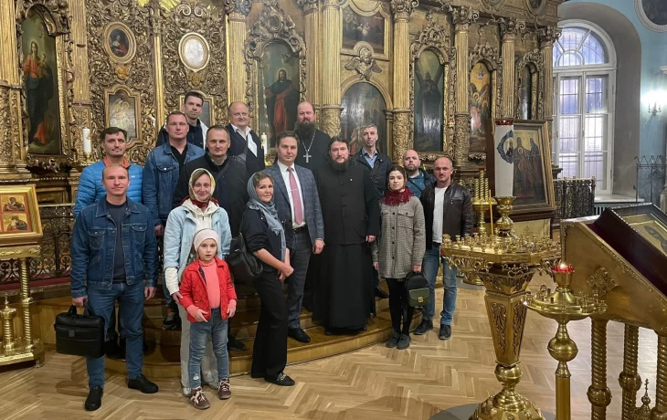 Встреча членов СПП в Андреевском соборе